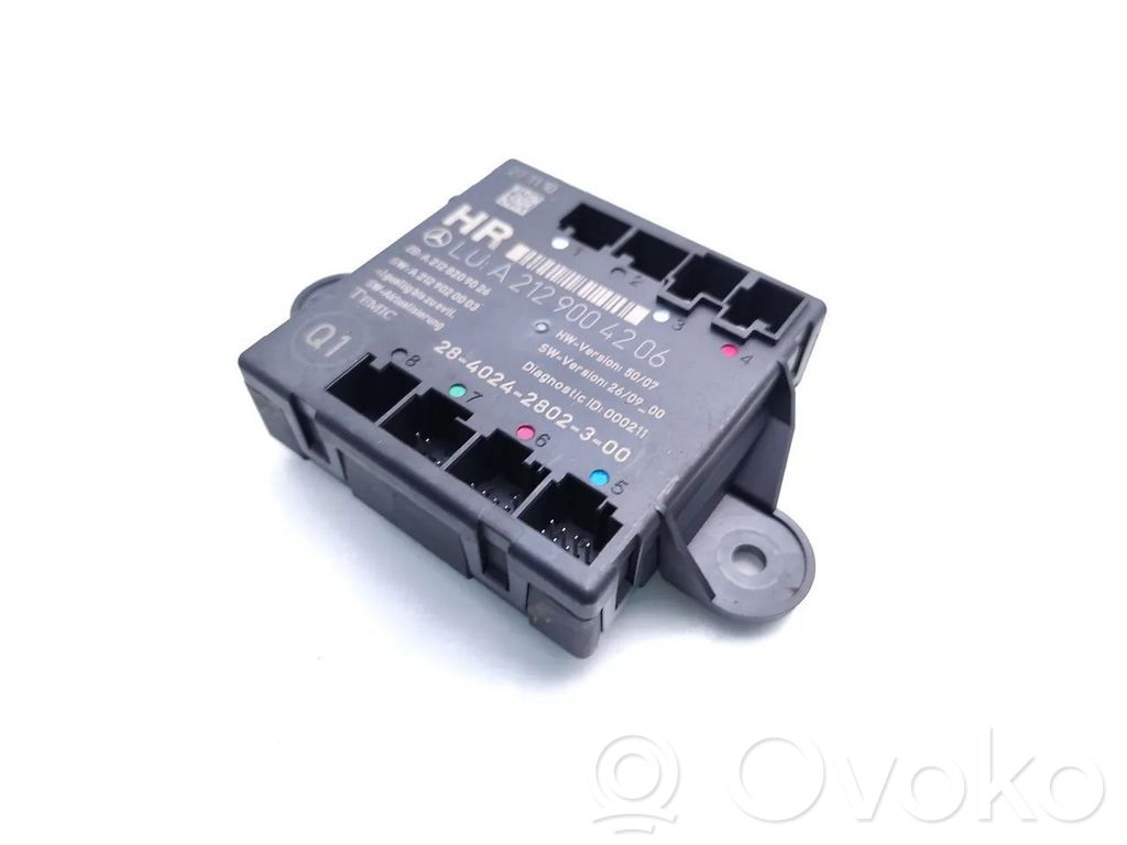 Mercedes-Benz E C207 W207 Door control unit/module 