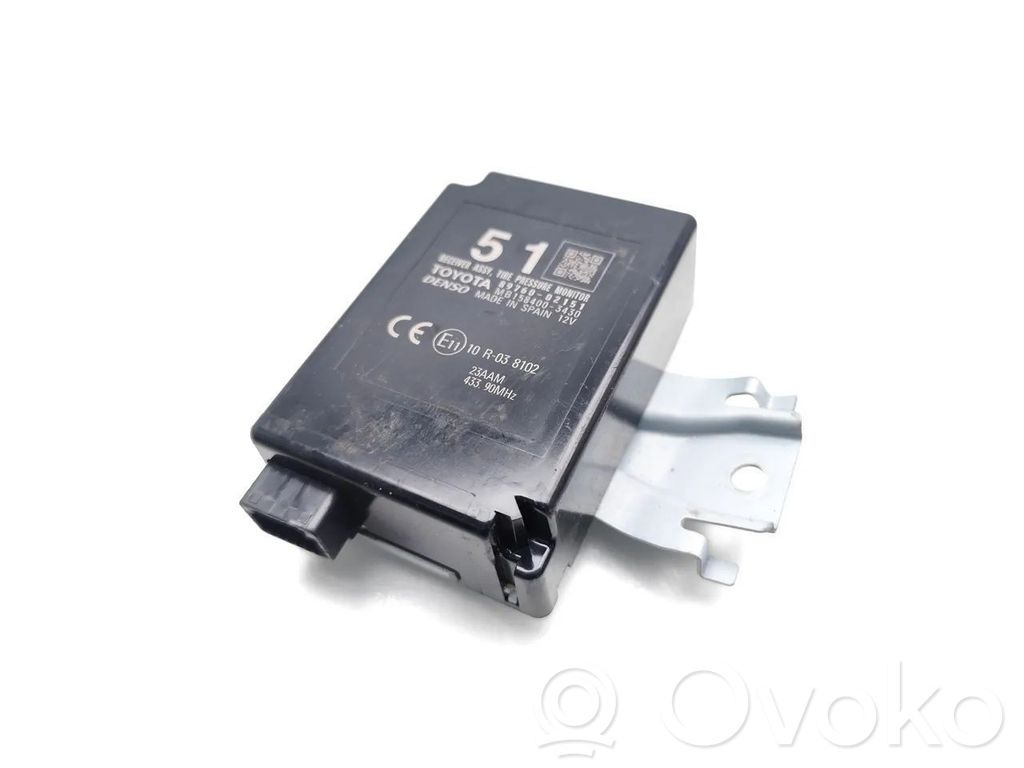 Toyota Auris E180 Tire pressure control unit 