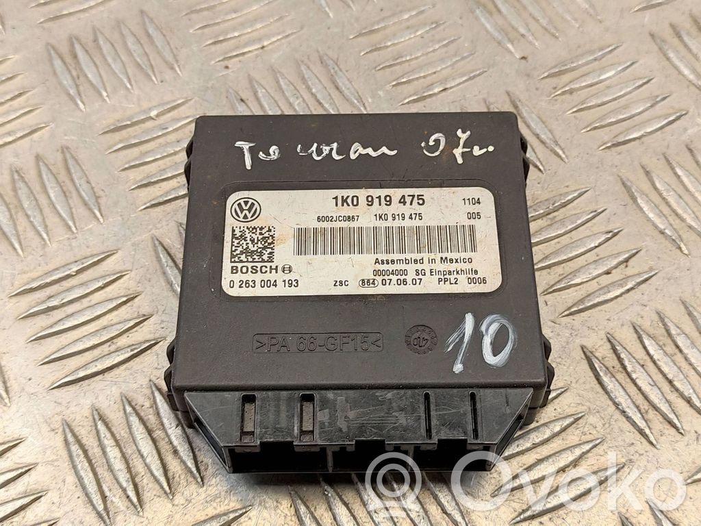 Volkswagen Touran I Parking PDC control unit/module 