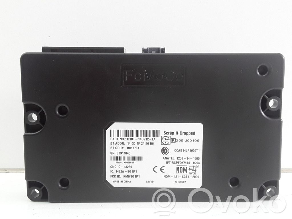 Ford Transit -  Tourneo Connect Bluetooth control unit module 