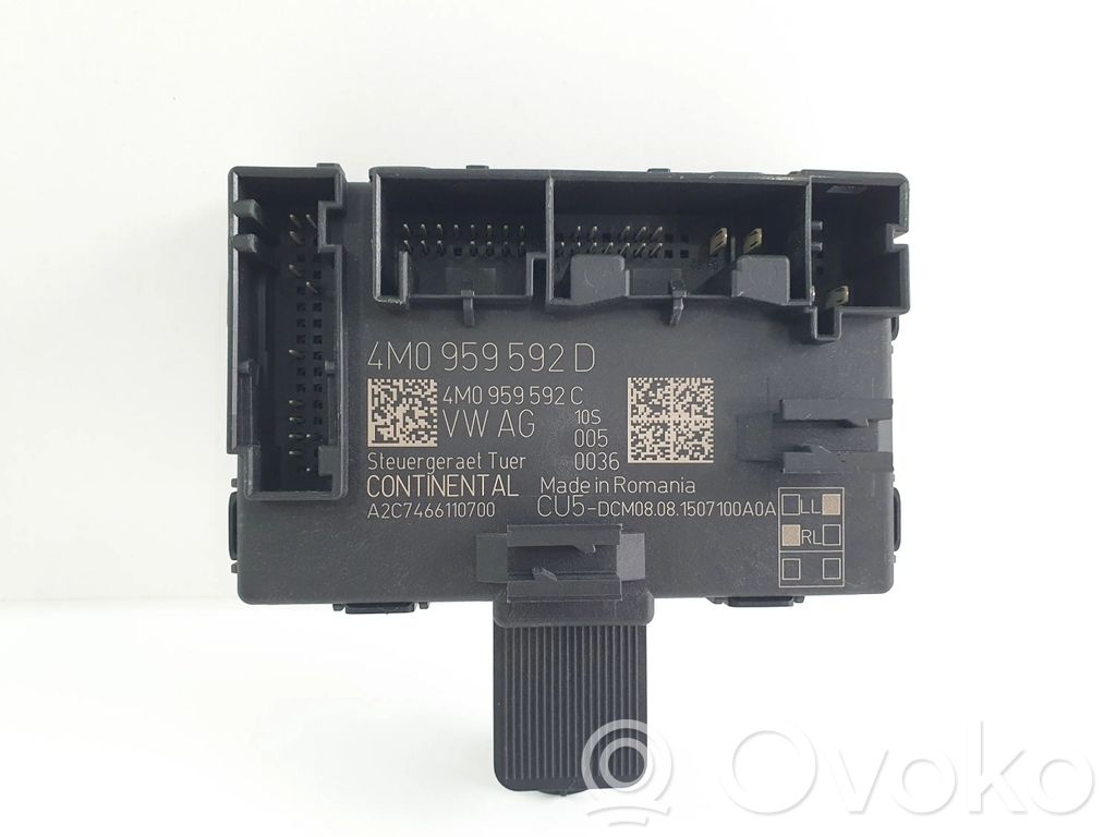 Audi Q7 4M Door control unit/module 