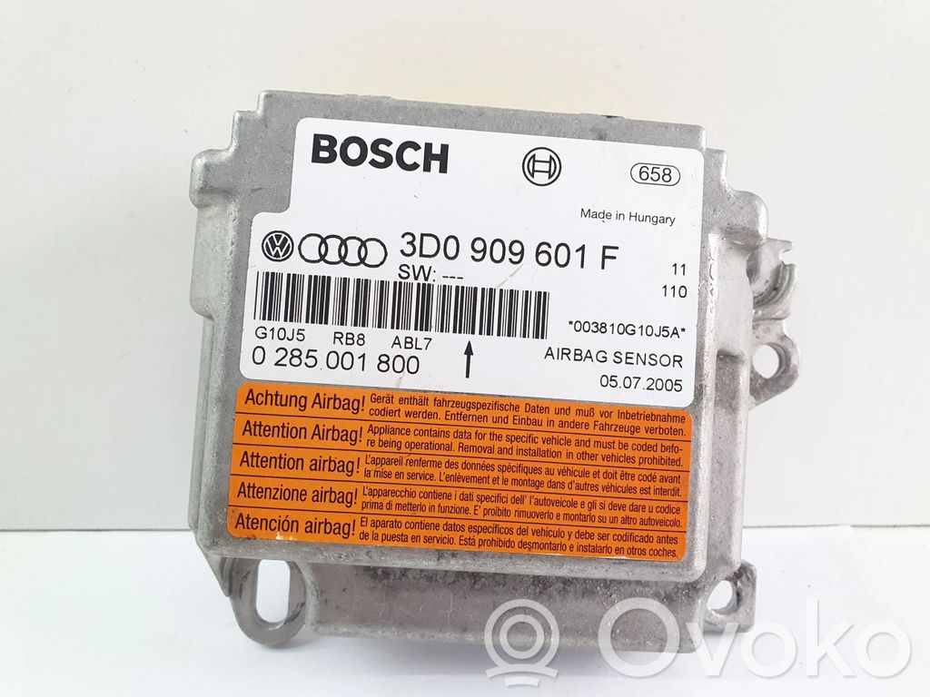 Volkswagen Touareg I Airbag control unit/module 