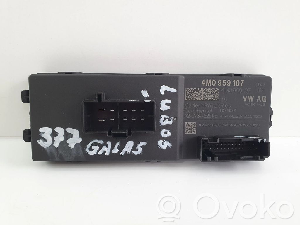 Tailgate/trunk control unit/module   4M0959107,A2C73762515