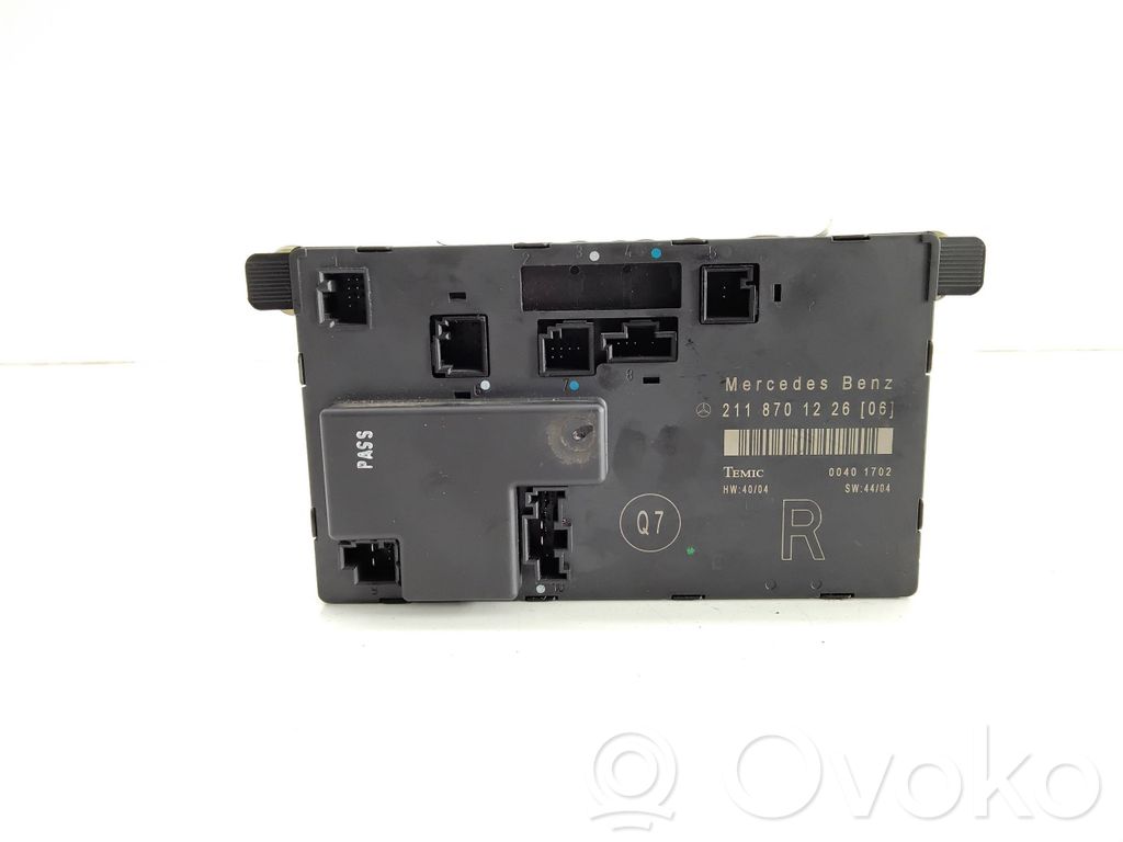 Mercedes-Benz E W211 Door control unit/module 