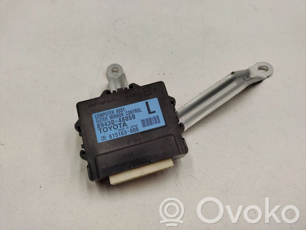 Lexus RX 450H Módulo de control del espejo lateral 