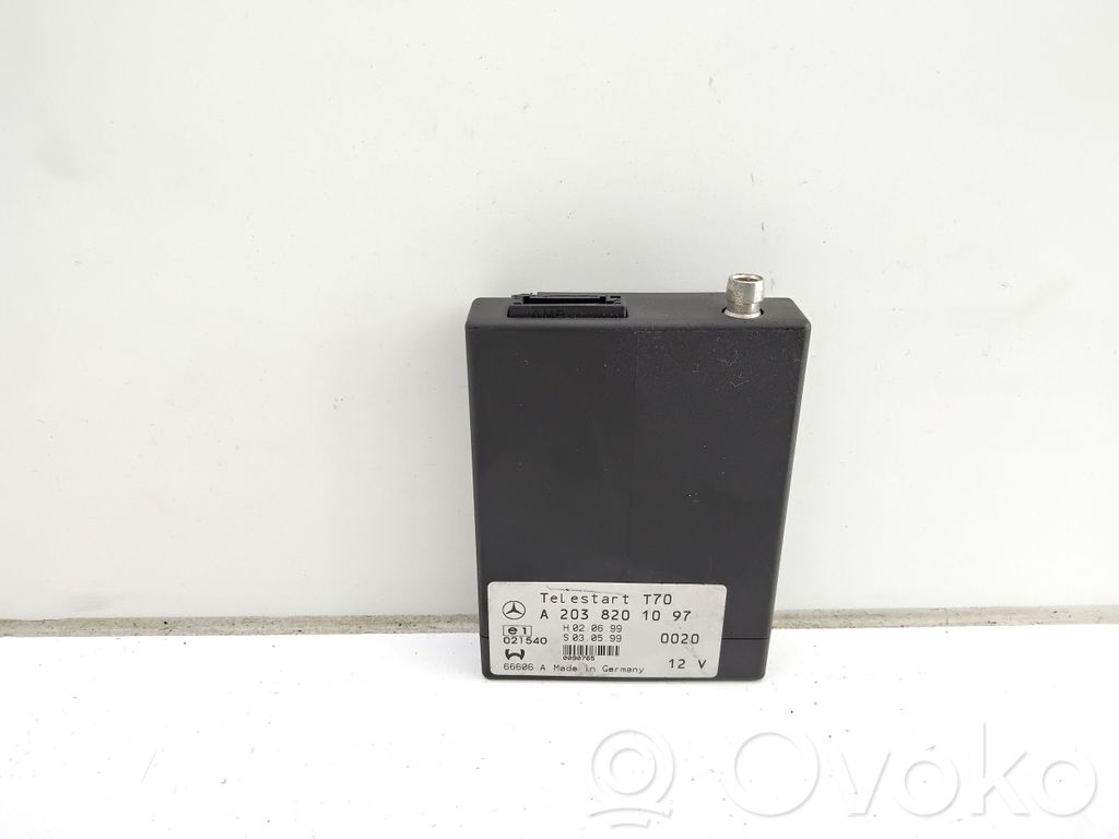 Mercedes-Benz C W203 Auxiliary heating control unit/module 