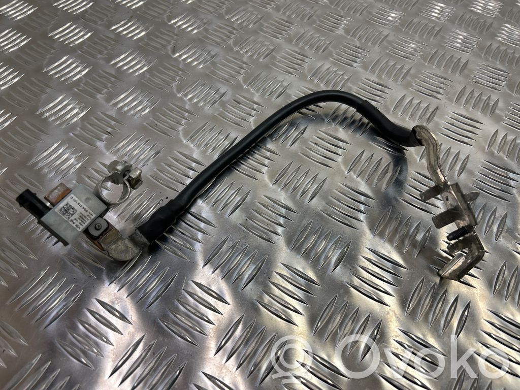 Audi Q3 F3 Minus / Klema / Przewód akumulatora 