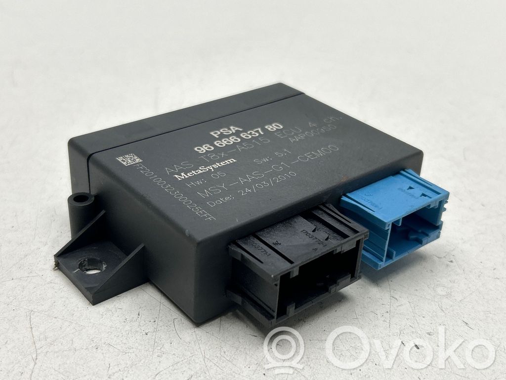 Peugeot 3008 I Parking PDC control unit/module 