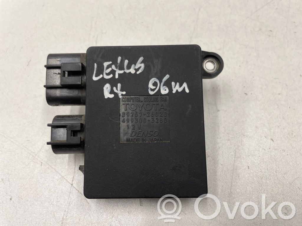 Lexus RX 330 - 350 - 400H Relais de ventilateur de liquide de refroidissement 