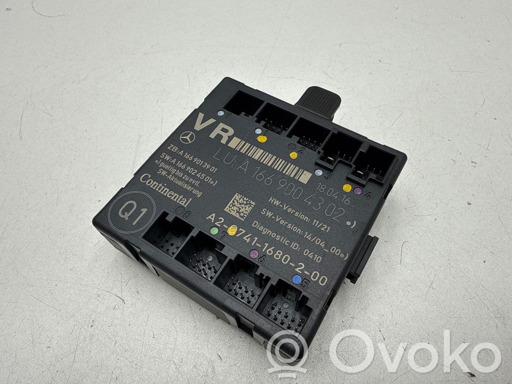 Other control units/modules   A1669004302,A1669024501,A1669013901