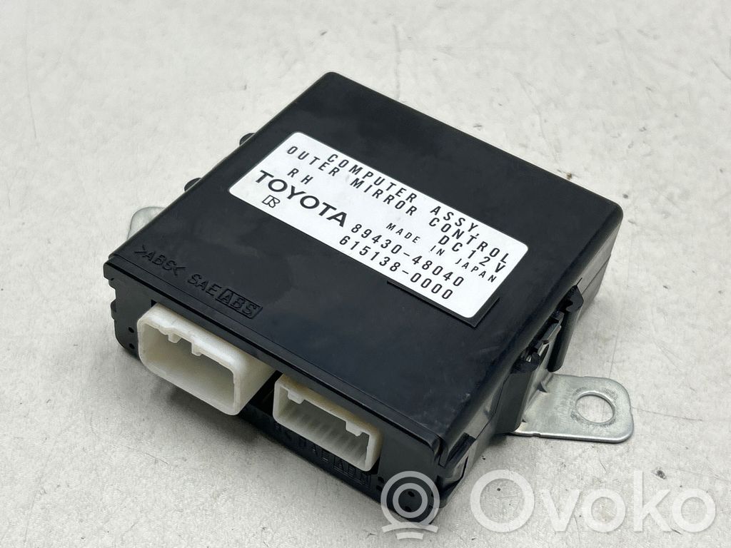 Lexus RX 300 Wing mirror control module 
