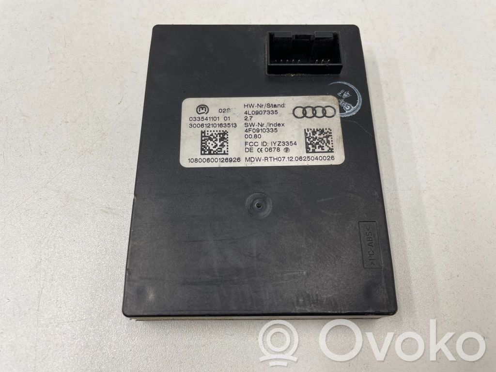 Audi Q7 4L Keyless (KESSY) go control unit/module 