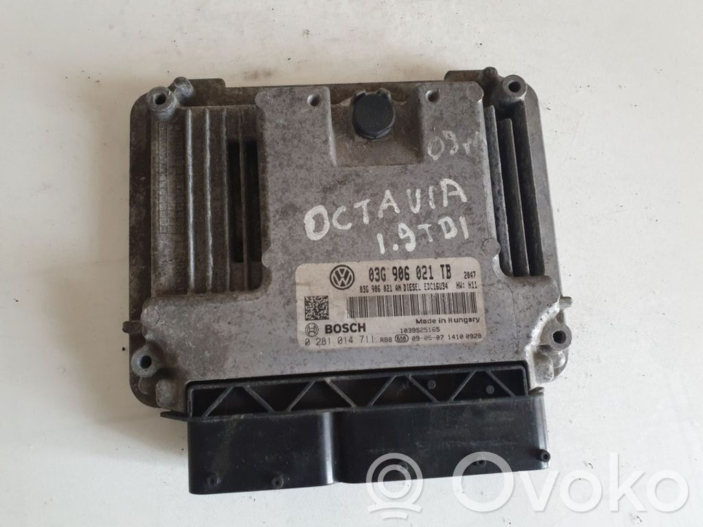 Skoda Octavia Mk2 (1Z) Engine control unit/module 
