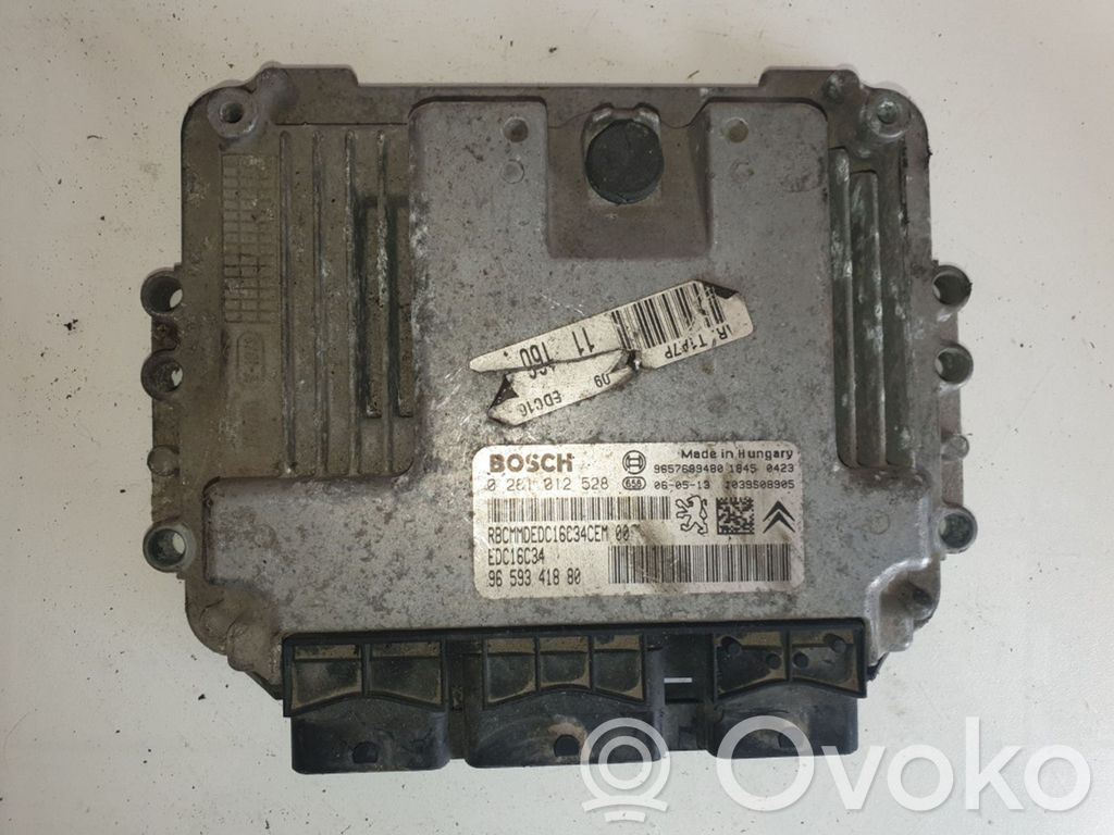 Peugeot 407 Engine control unit/module 