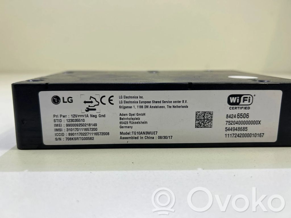 Opel Mokka X Other control units/modules 