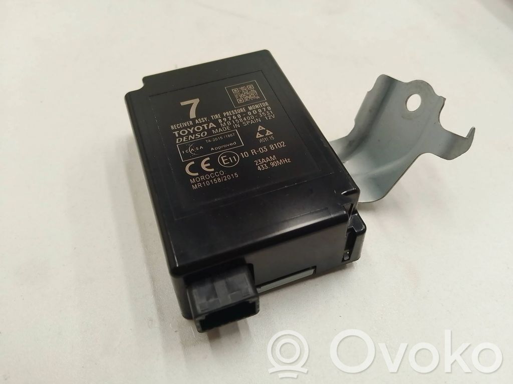 Toyota Yaris Tire pressure control unit 