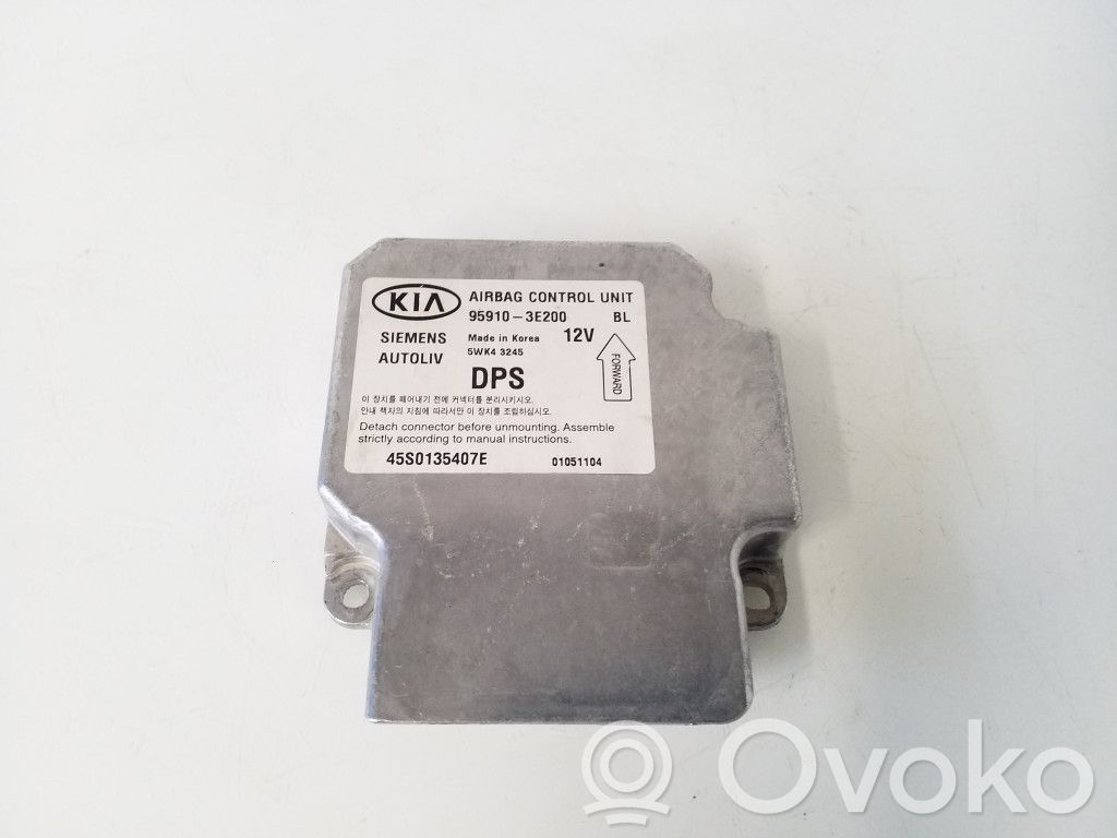 KIA Sorento Airbag control unit/module 