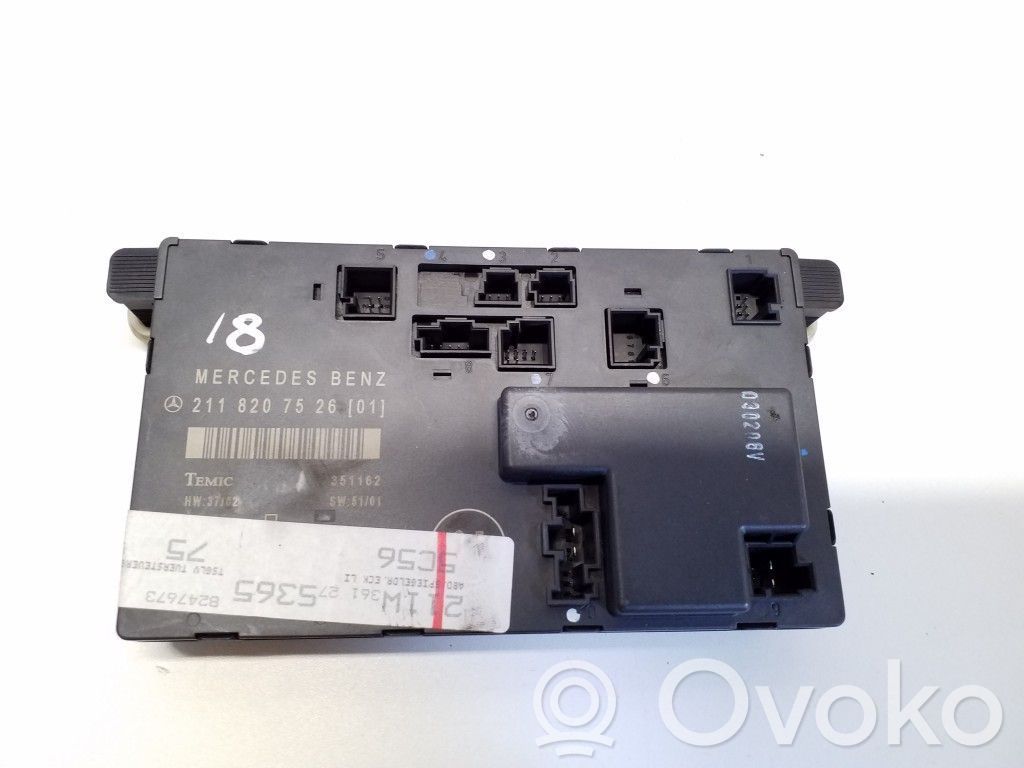 Mercedes-Benz E W211 Door control unit/module 