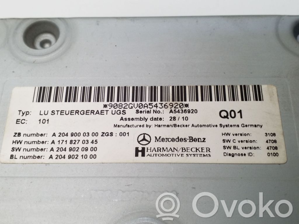 Mercedes-Benz CLS C218 X218 Inne komputery / moduły / sterowniki 