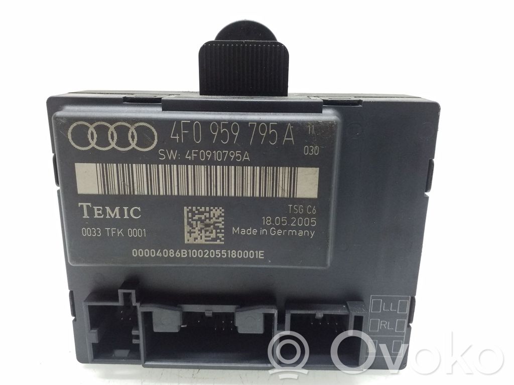 Audi A6 S6 C6 4F Door control unit/module 