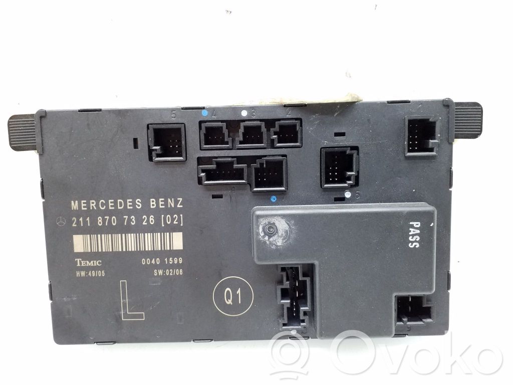 Mercedes-Benz E W211 Door control unit/module 