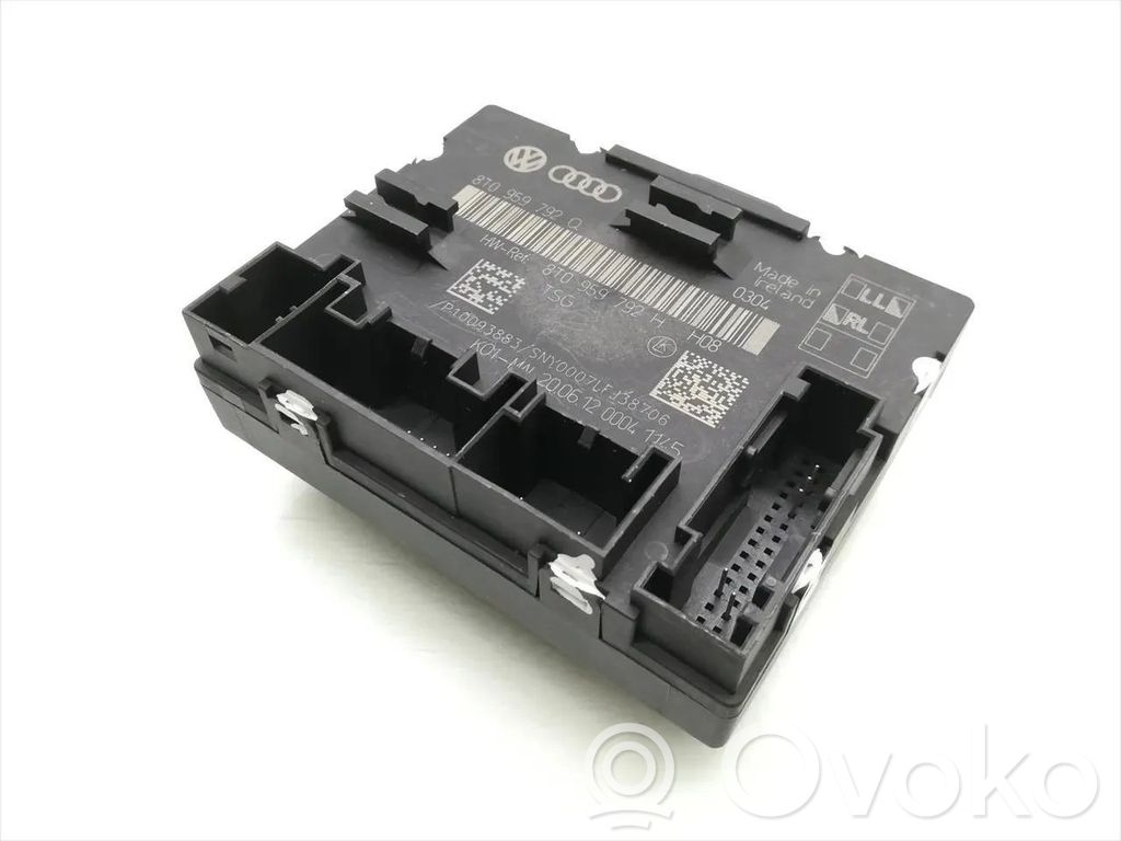 Audi A5 8T 8F Oven ohjainlaite/moduuli 