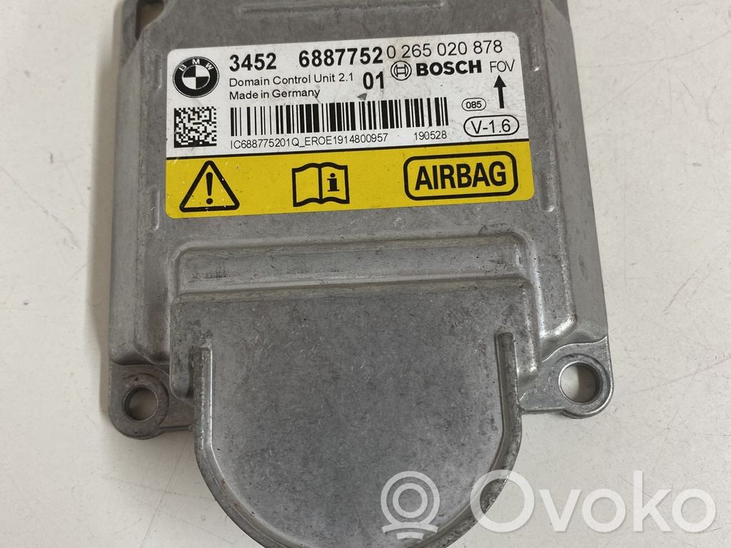 Sterownik / Moduł Airbag   6887752