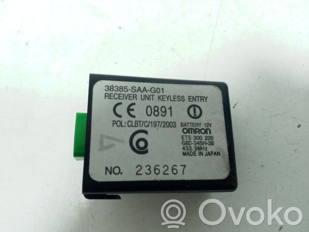 Immobilizer control unit/module   38385SAAG01