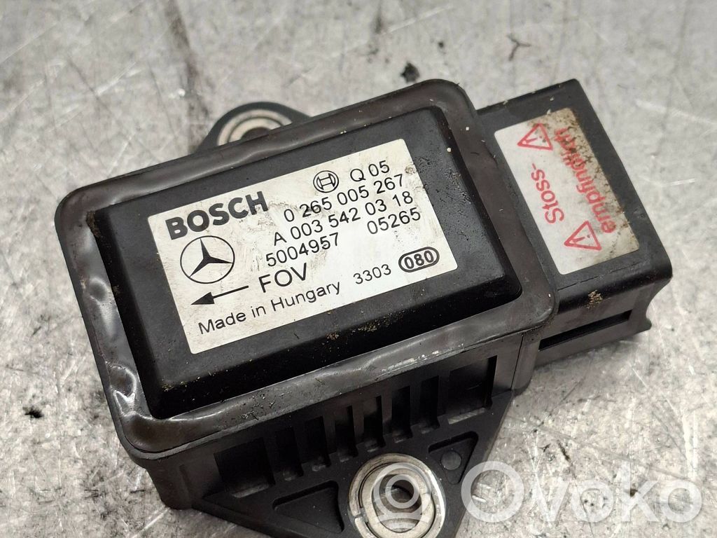 Mercedes-Benz E W211 Sensor ESP de aceleración de frecuencia del intermitente 