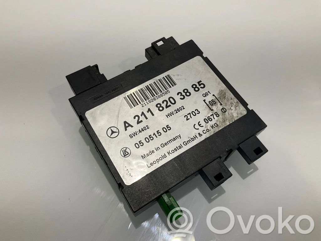 Mercedes-Benz E W211 Keyless (KESSY) go control unit/module 
