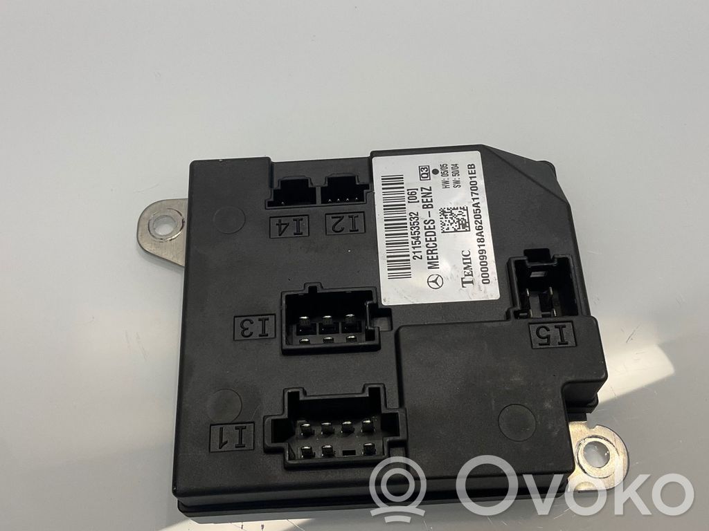 Mercedes-Benz CLS C219 Comfort/convenience module 