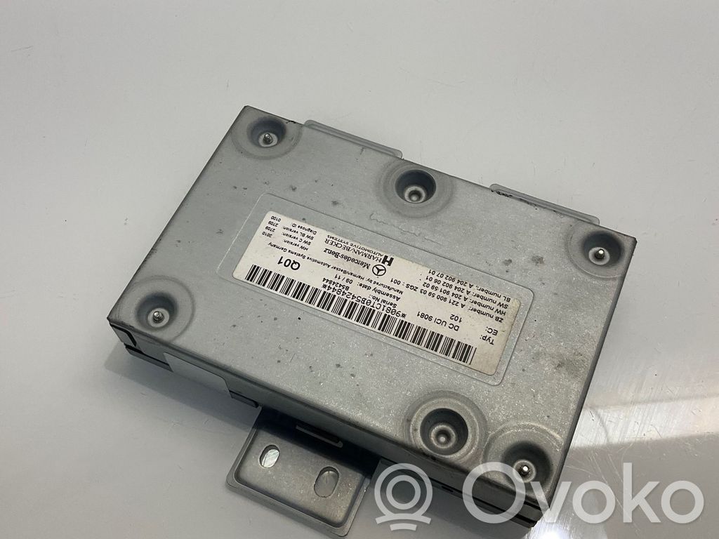 Mercedes-Benz E C207 W207 Console centrale, commande de multimédia l'unité principale 