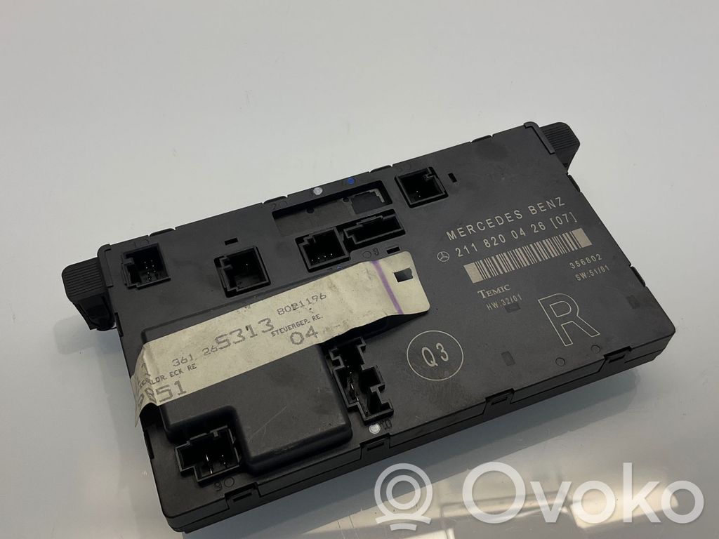Mercedes-Benz E W211 Door control unit/module 