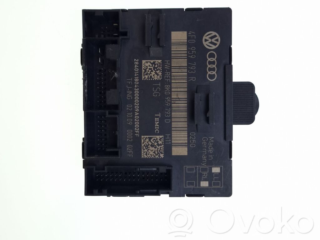 Audi A6 S6 C6 4F Door control unit/module 