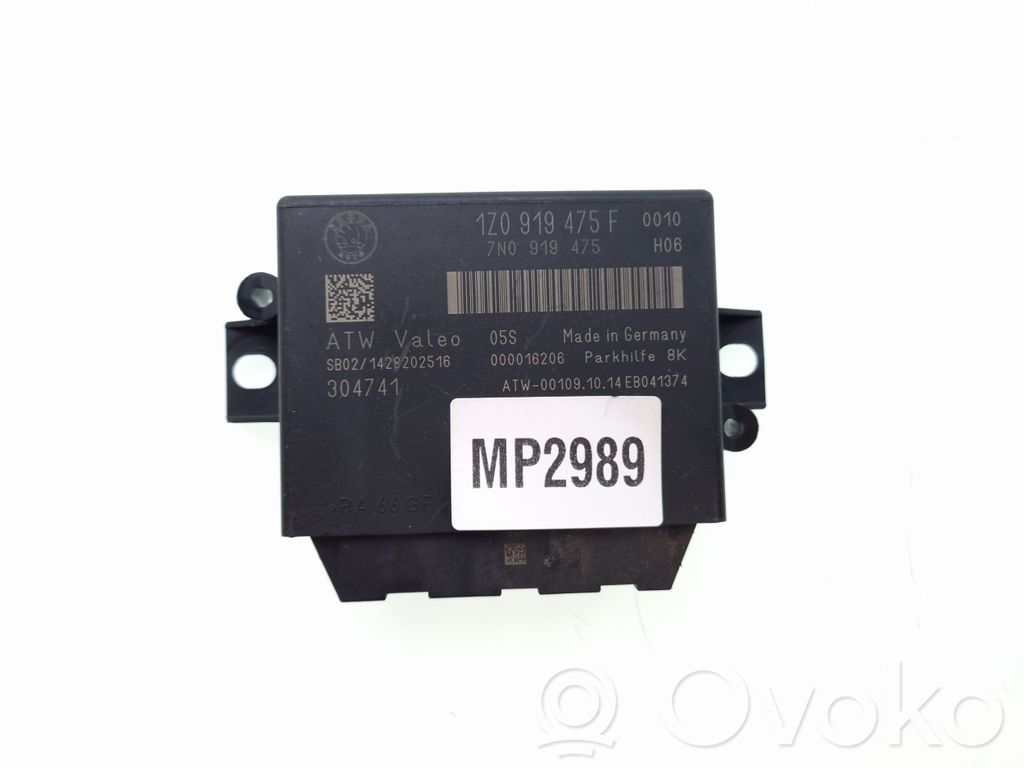 Sterownik / Moduł parkowania PDC   7N0919475,1Z0919475F