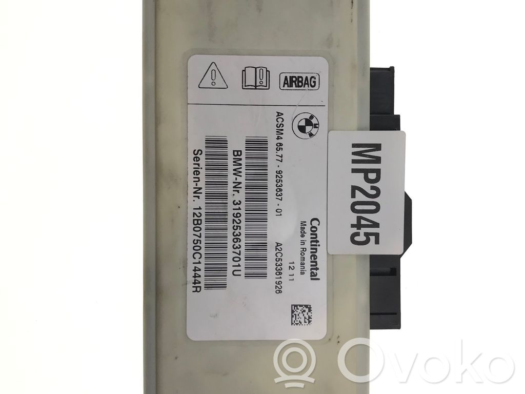 BMW 5 F10 F11 Airbag control unit/module 