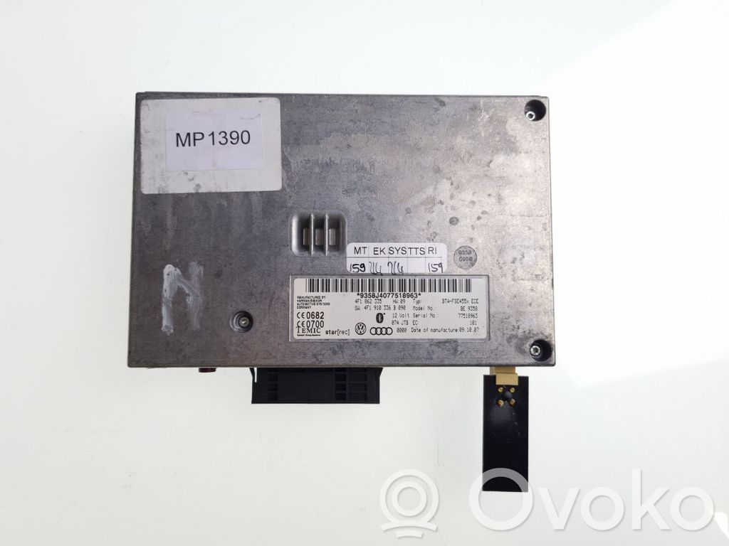 Audi A6 S6 C6 4F Bluetooth control unit module 