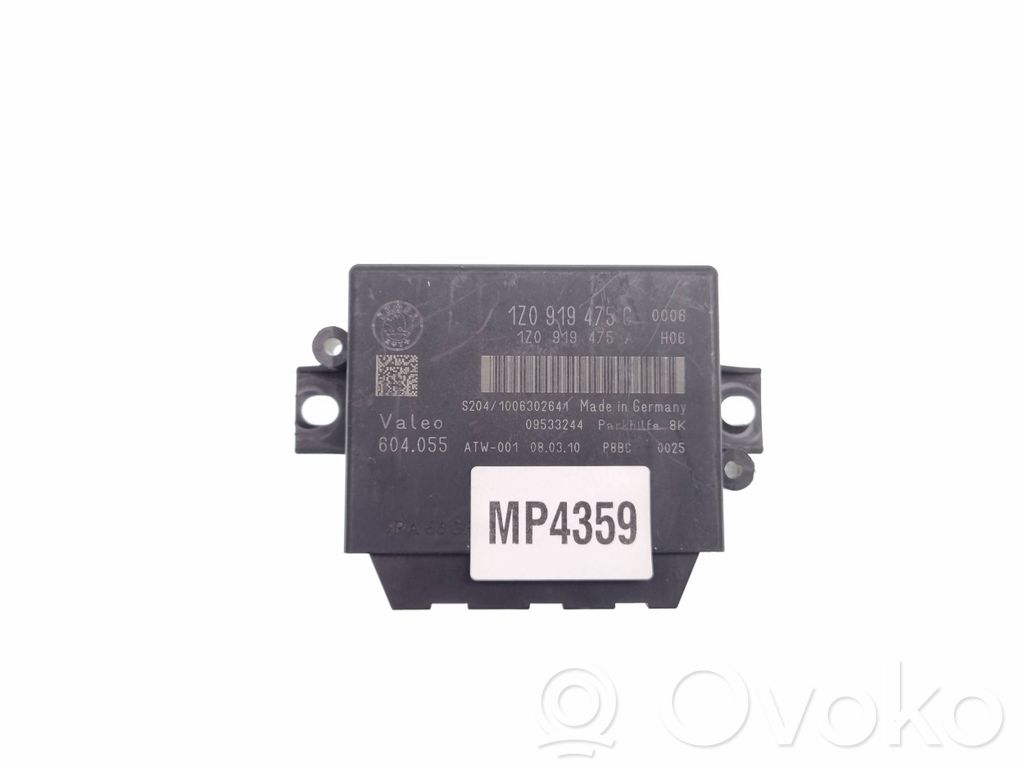 Skoda Octavia Mk2 (1Z) Unidad de control/módulo PDC de aparcamiento 