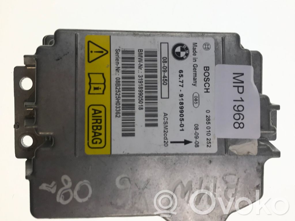 BMW X6 E71 Airbag control unit/module 