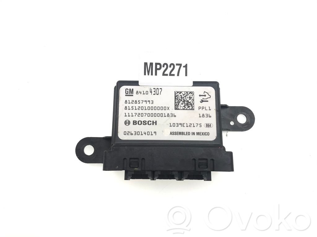 Opel Ampera Parking PDC control unit/module 