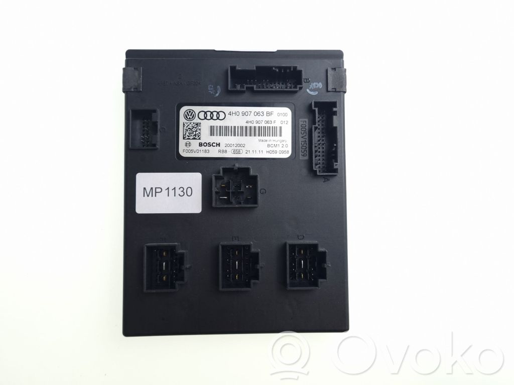 Audi A6 S6 C7 4G Mukavuusmoduuli 