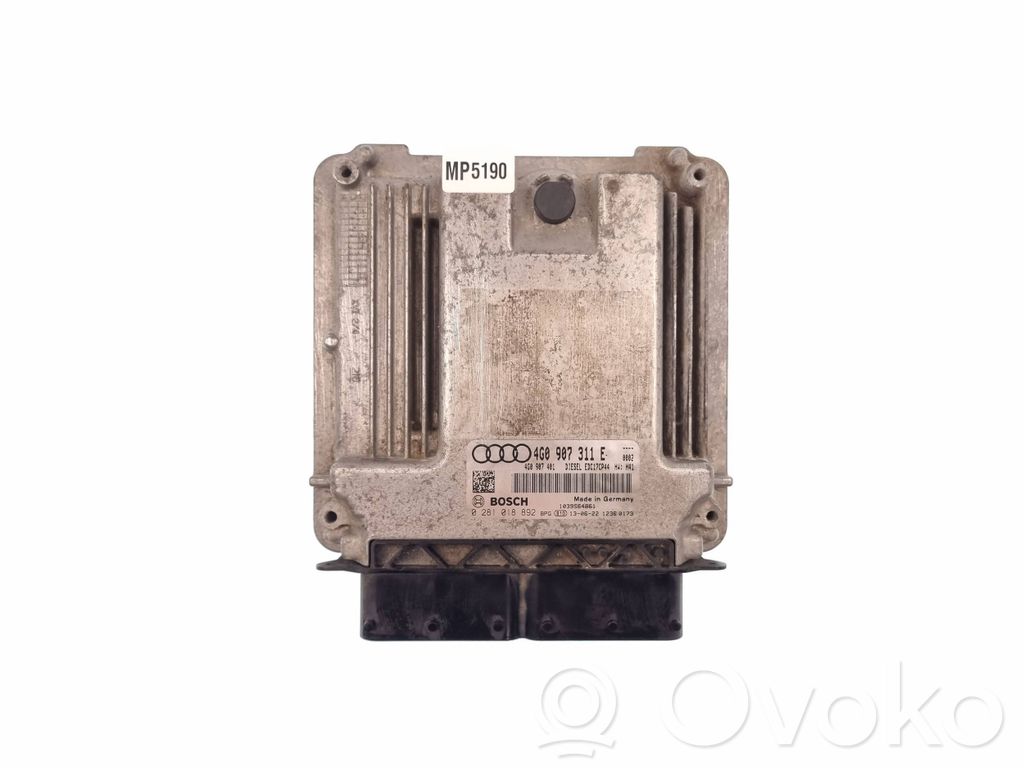 Audi A6 S6 C7 4G Engine control unit/module 