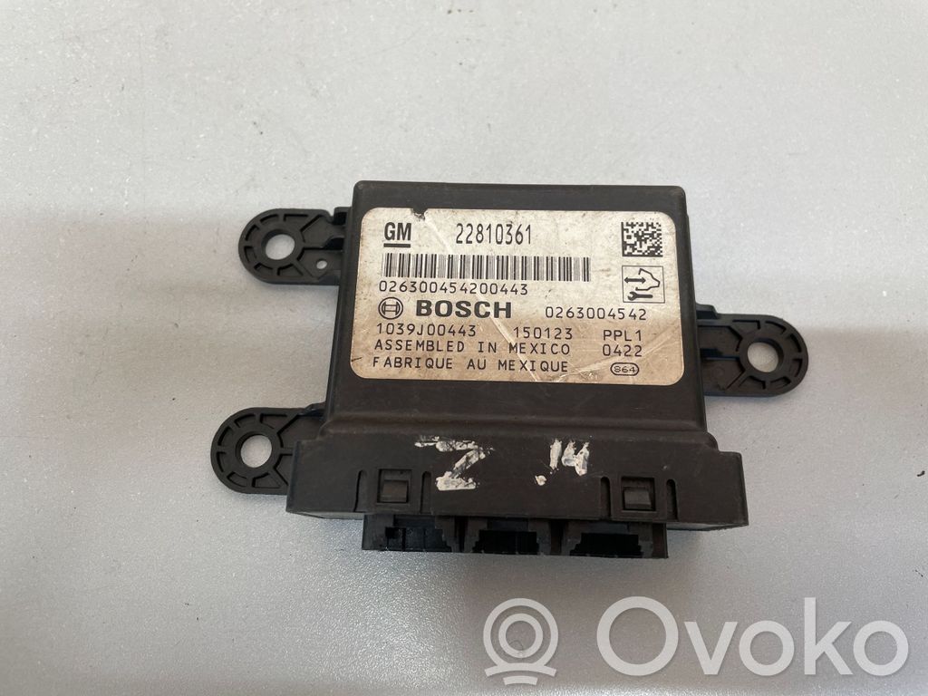 Opel Zafira C Parking PDC control unit/module 