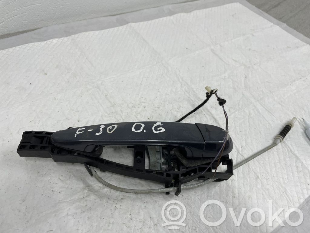 BMW 3 F30 F35 F31 Išorinė atidarymo rankena galinių durų 