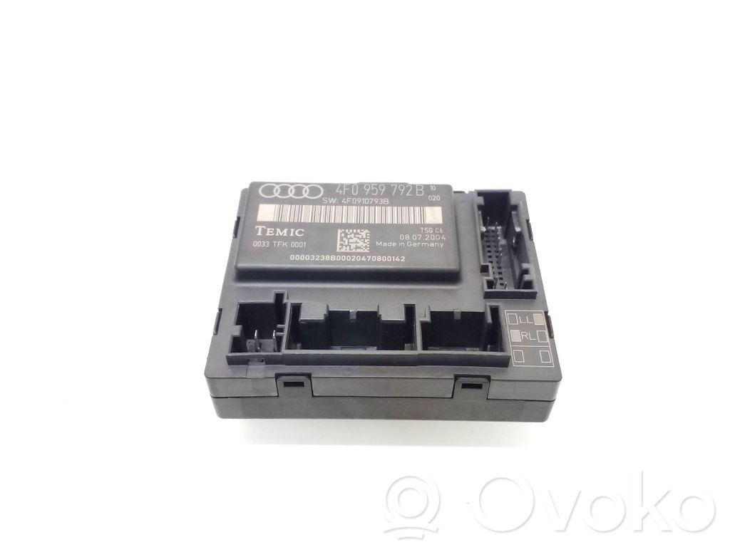 Audi A6 S6 C6 4F Door control unit/module 
