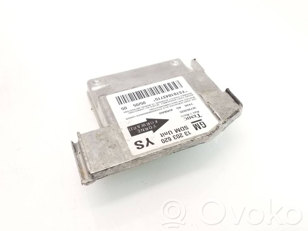 Opel Meriva A Airbag control unit/module 