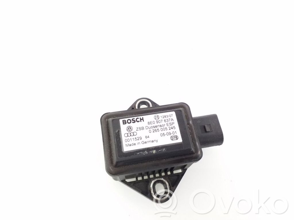 Audi A4 S4 B6 8E 8H ESP acceleration yaw rate sensor 