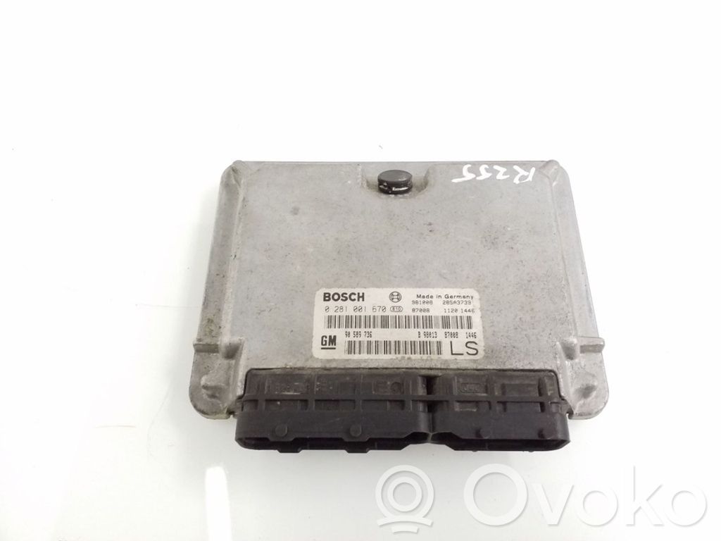 Opel Astra G Engine control unit/module 