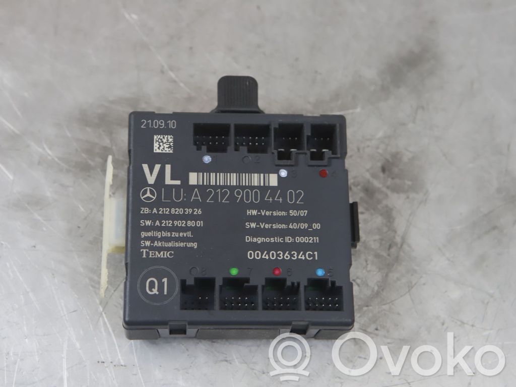 Mercedes-Benz C W204 Door control unit/module 