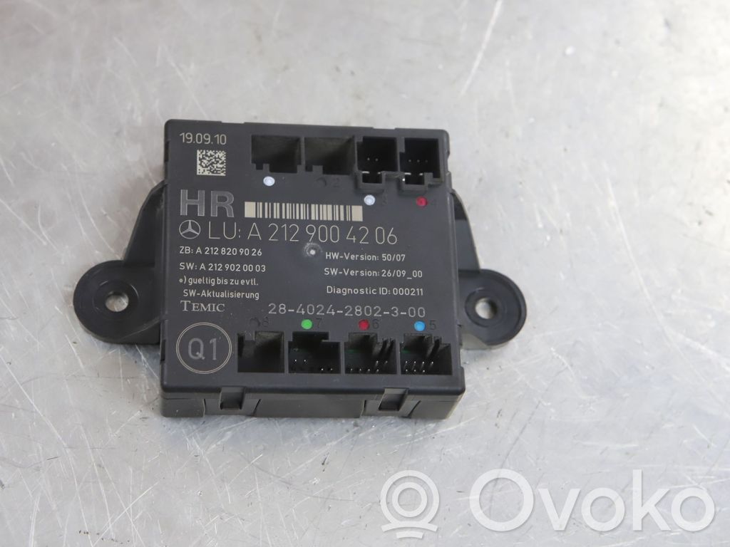 Mercedes-Benz C W204 Door control unit/module 